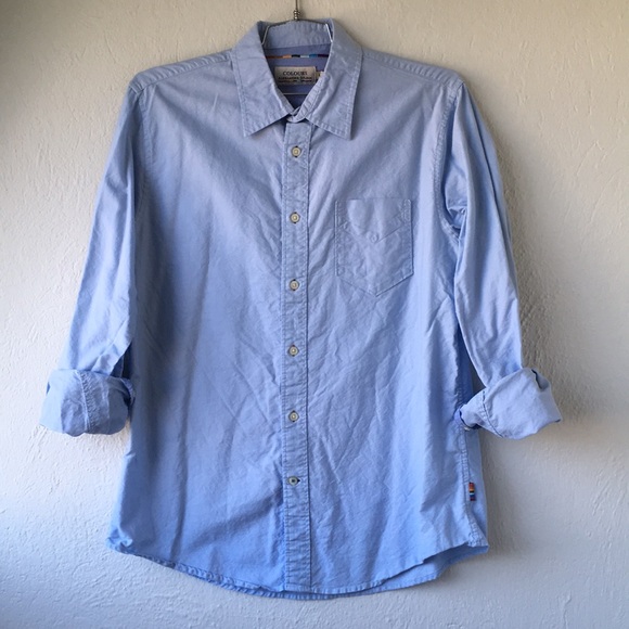 Alexander Julian Other - Colours by Alexander Julian Blue Oxford Shirt Sz L